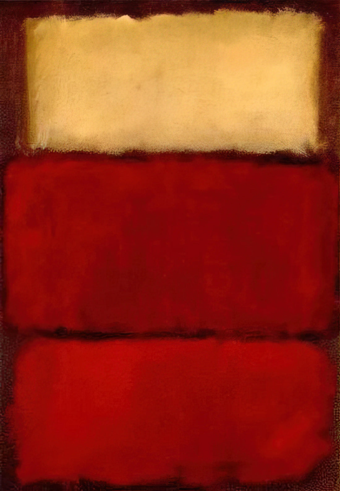 Rothko Canvas Reproductions: Capturing the Sublime in Museum-Quality Art Prints - Red - 1964 by Mark Rothko