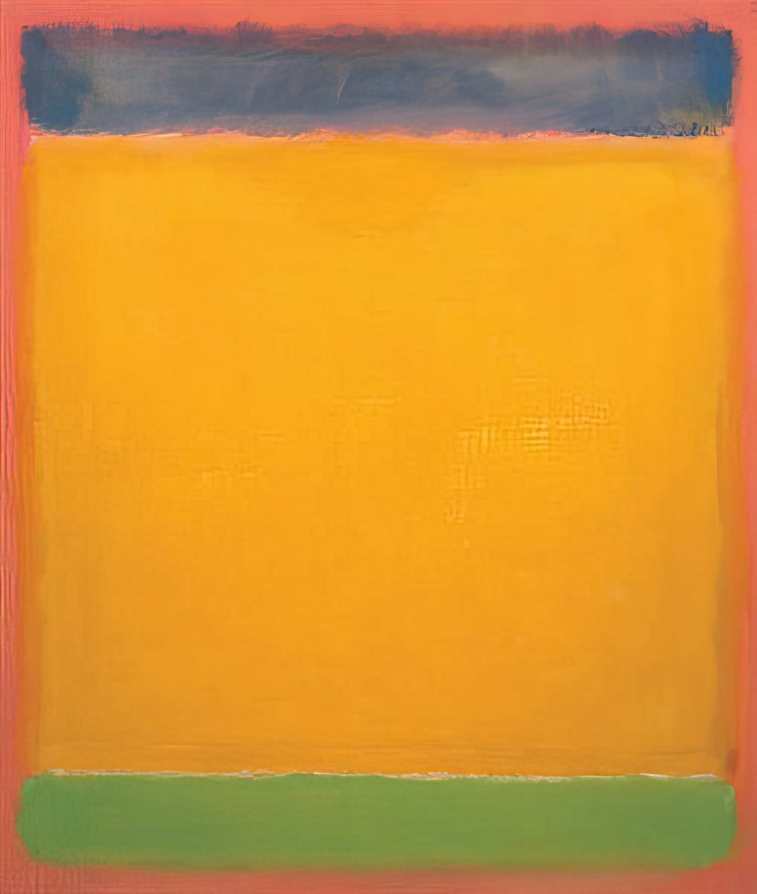 Rothko Framed Art: A Curator's Guide to Displaying the Master of Color Field Painting - United Blue, Yellow, Green on Red - 1954 by Mark Rothko