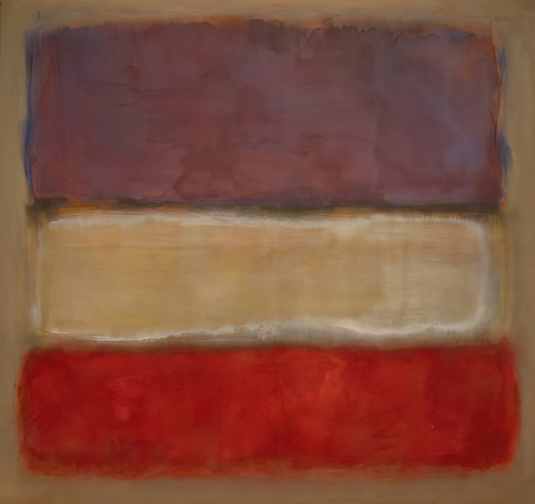 Rothko Framed Art: A Guide to Displaying and Collecting Abstract Masterpieces - Untitled Purple, White, and Red - 1953 by Mark Rothko