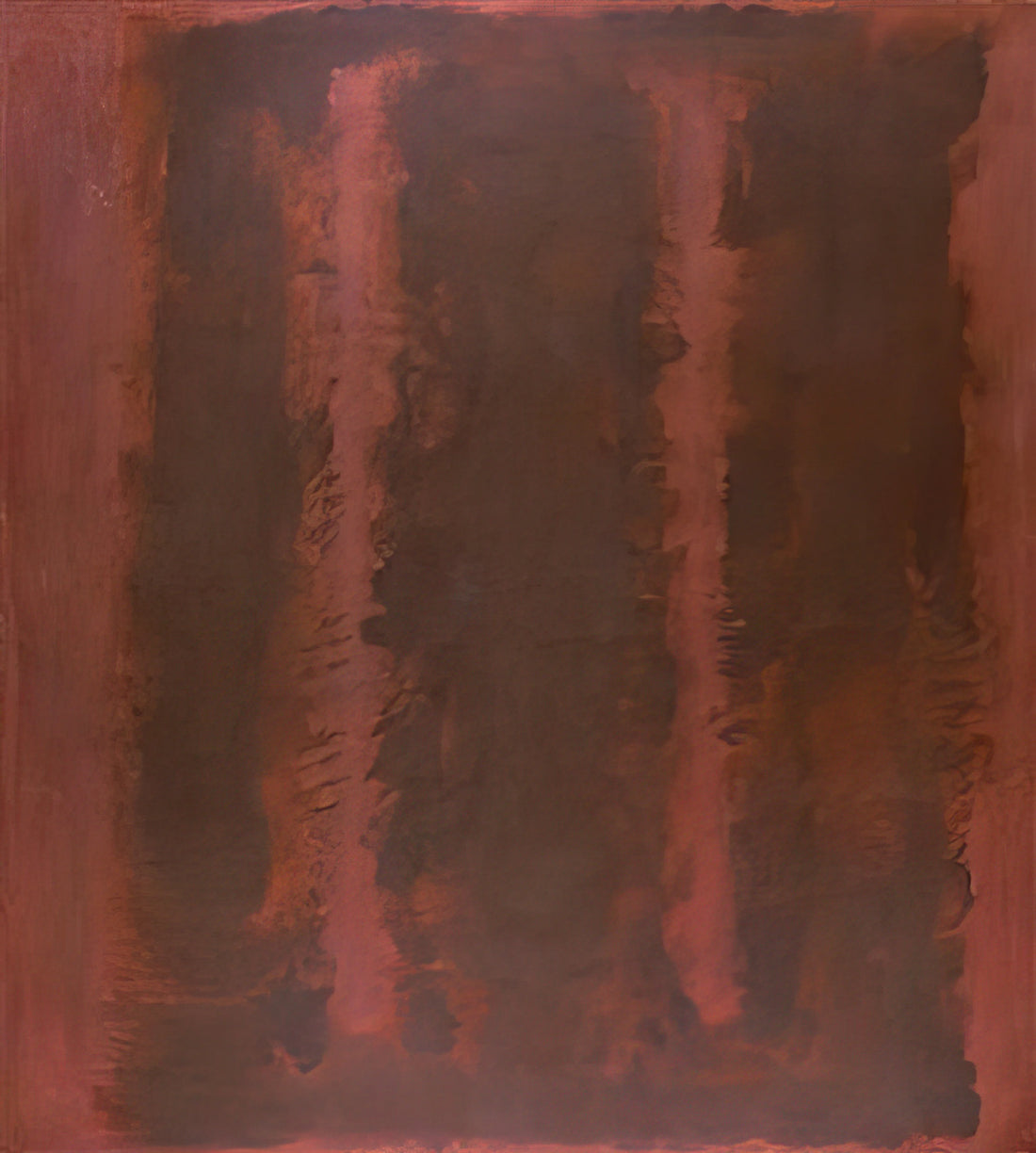 Rothko Yellow Red Blue: A Deep Dive into the Artist's Color Field Masterpiece - Black on Maroon - 1958 by Mark Rothko