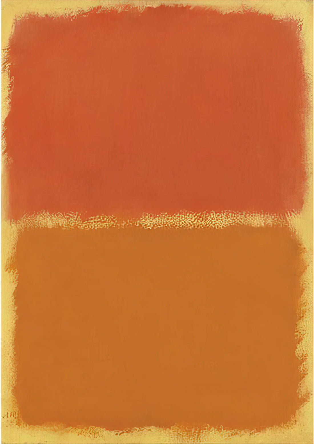 Rothko & Chillida: A Study in Abstract Expressionism and Monumental Form - Orange, Red, Orange - 1961 by Mark Rothko