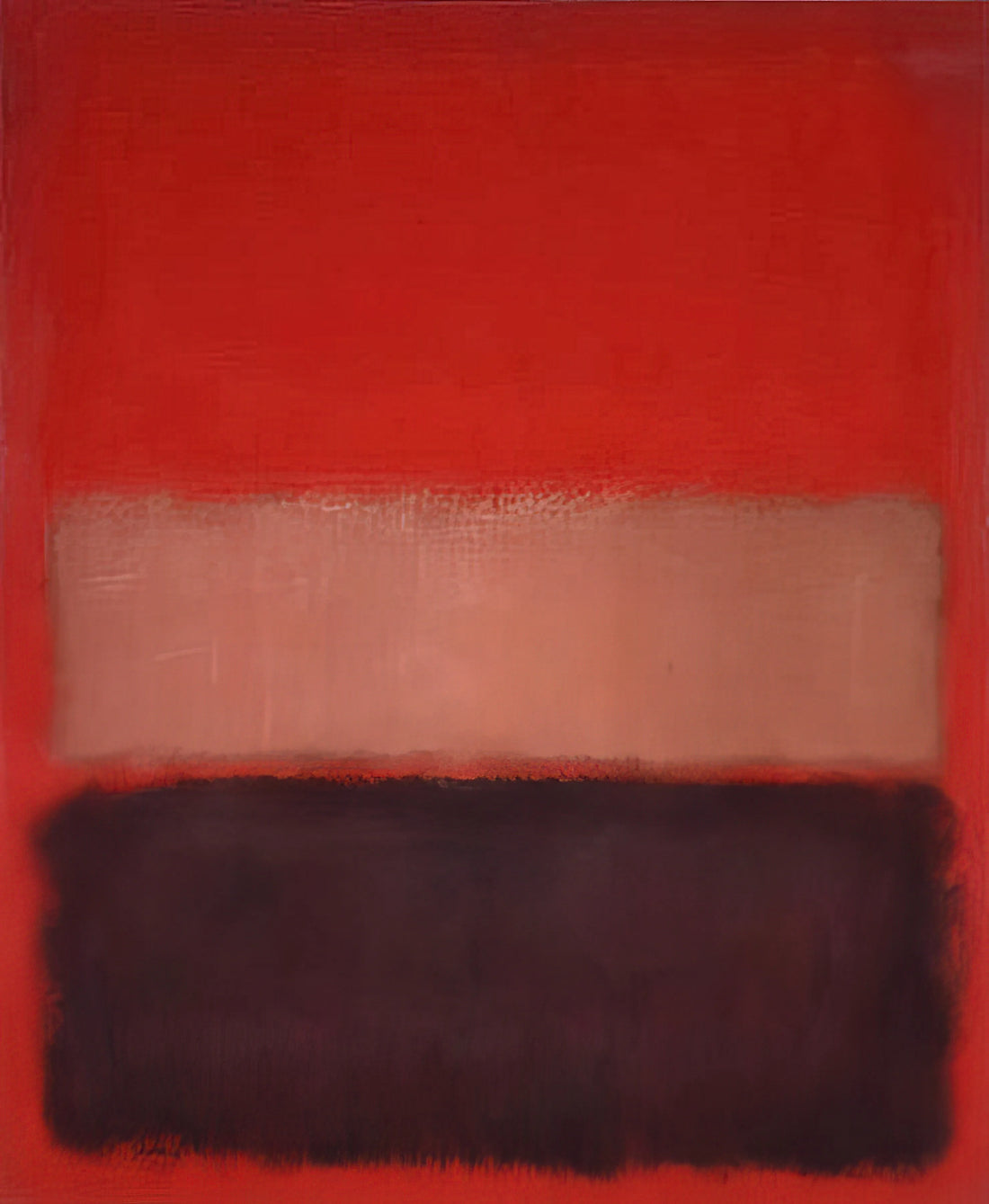 Rothko on Etsy: Navigating the Market for Authentic Mark Rothko Art Prints - No. 46 Black, Ochre, Red Over Red - 1957 by Mark Rothko
