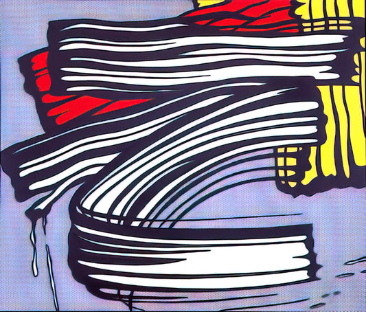 Roy Lichtenstein 1923-1997: The Pop Art Pioneer Who Transformed Comics into High Art - LITTLE BIG PAINTING 1965 by Roy Lichtenstein