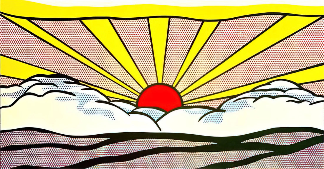 Roy Lichtenstein Original Prints: A Collector's Guide to Pop Art Masterpieces - SUNRISE 1965 by Roy Lichtenstein