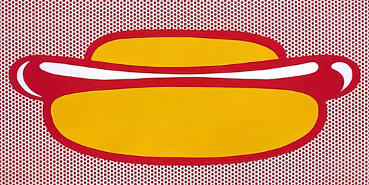 Roy Lichtenstein Signed Lithograph: A Collector's Guide to Authenticity, Value, and Legacy - HOT DOG 1964 by Roy Lichtenstein