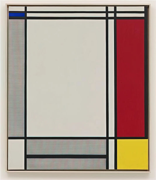 Roy Lichtenstein Unsigned Print: A Collector's Guide to Authenticity and Value - NON OBJECTIVE I 1964 by Roy Lichtenstein