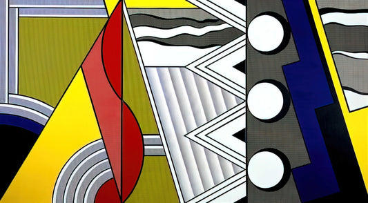 Roy Lichtenstein's Mustard on White: A Masterpiece of Pop Art Precision - MODERN PAINTING WITH CLEF 1967 by Roy Lichtenstein