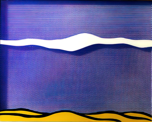 Roy Lichtenstein's Poetry Project Symposium Poster: A Pop Art Masterpiece - ARCTIC LANDSCAPE 1964 by Roy Lichtenstein