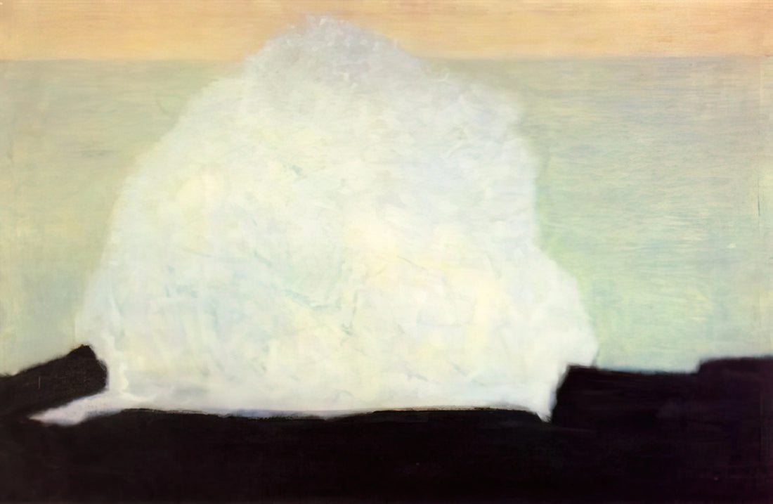 Sally Avery Paintings: The Quiet Brilliance of an American Modernist - White Wave - 1954 by Milton Avery