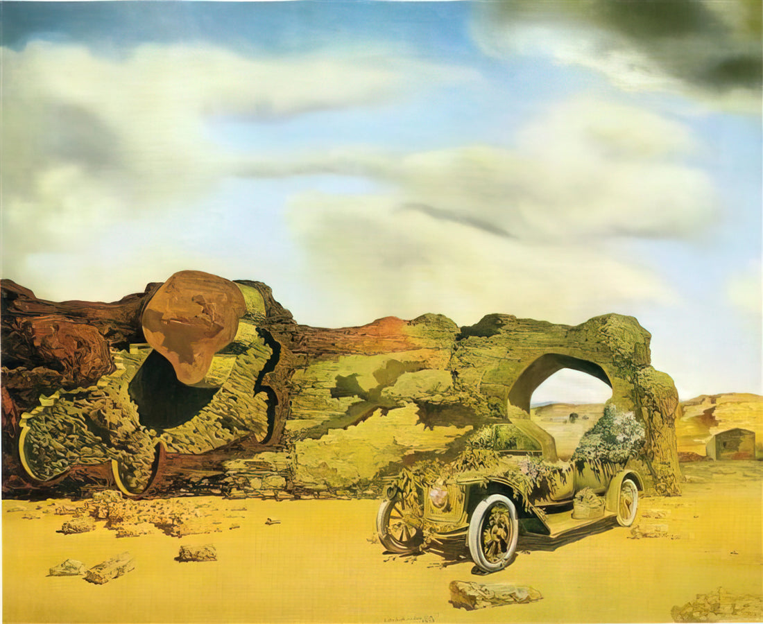 Salvador Dalí Canvas Wall Art: A Collector's Guide to Surrealist Masterpieces - PARANOIAC CRITICAL SOLITUDE 1935 by Salvador Dali