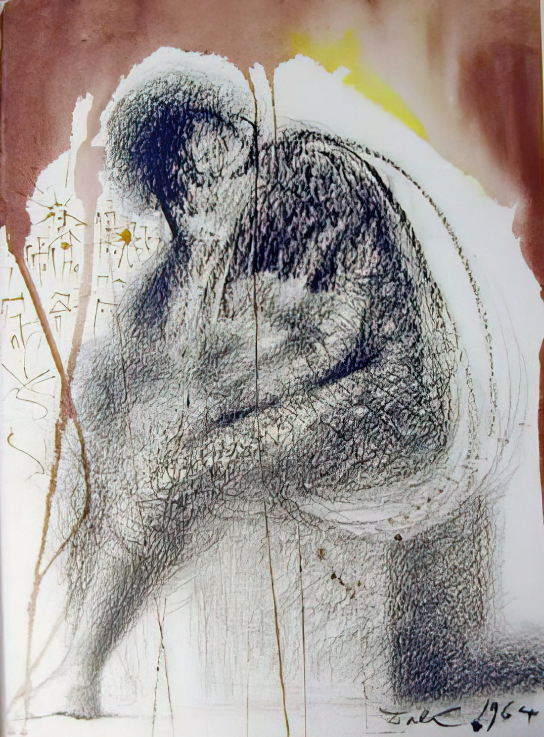 Salvador Dalí Framed Art: A Collector's Guide to Surrealist Masterpieces - SEDET SOLA CIVITAS PLENA POUPOLO 2 CHRONICLES 36 19 1967 by Salvador Dali