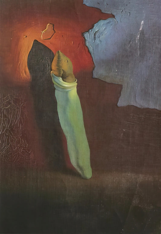 Salvador Dalí Lincoln Lithograph: Decoding the Master's Optical Illusion - ANTHROPOMORPHIC BREAD 1 by Salvador Dali