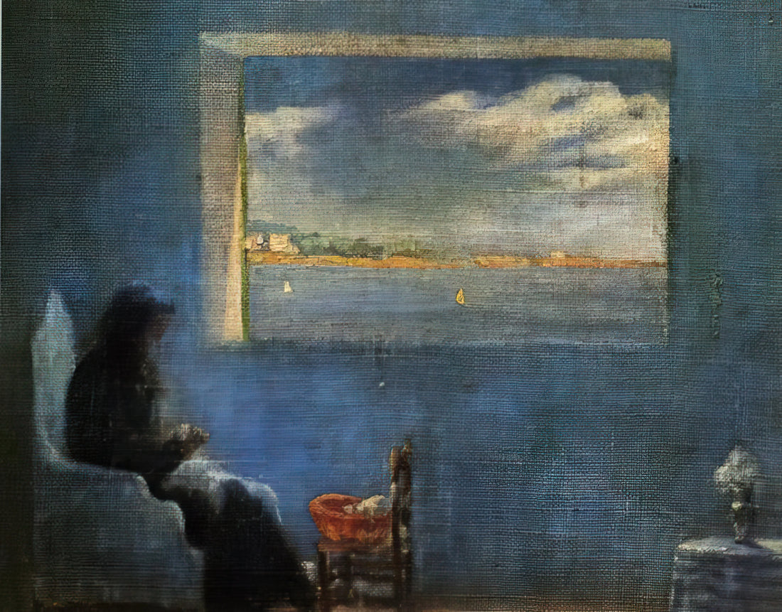 Salvador Dalí Original Prints for Sale: A Collector's Guide to Authenticity and Value - PORTRAIT OF GRANDMOTHER ANA SEWING by Salvador Dali