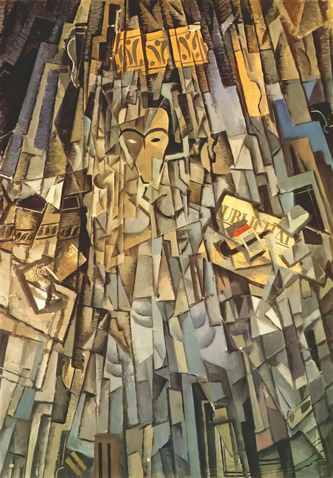 Salvador Dalí's Dripping Clocks: The Surrealist Masterpiece That Defied Time - CUBIST SELF PORTRAIT by Salvador Dali
