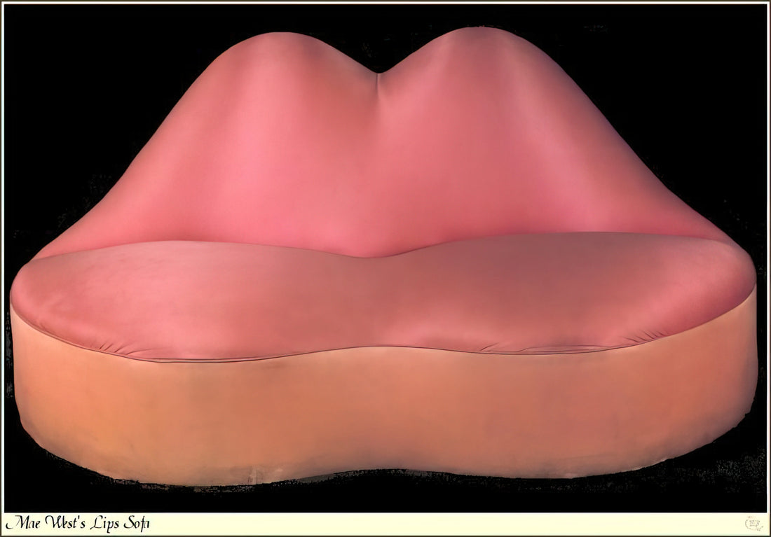 Salvador Dalí's Most Expensive Painting: The Record-Breaking Masterpiece and Its Legacy - MAE WEST LIPS SOFA 1937 by Salvador Dali