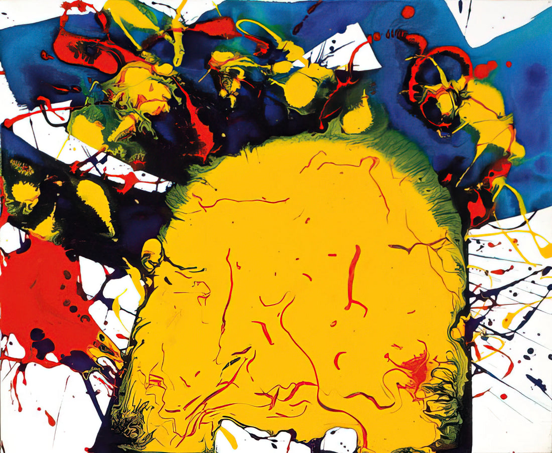 Sam Francis Edge Paintings: A Deep Dive into a Defining Period - Untitled  SFP94-141  SFF 1811  by Sam Francis