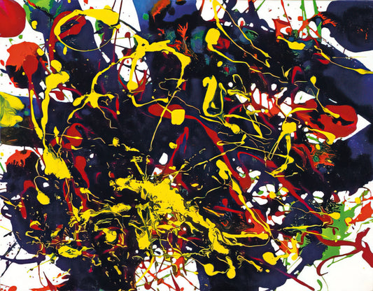 Sam Francis Price Guide: Understanding the Value of Abstract Expressionist Masterpieces - Untitled  SFP94-79  SFF 1755  by Sam Francis