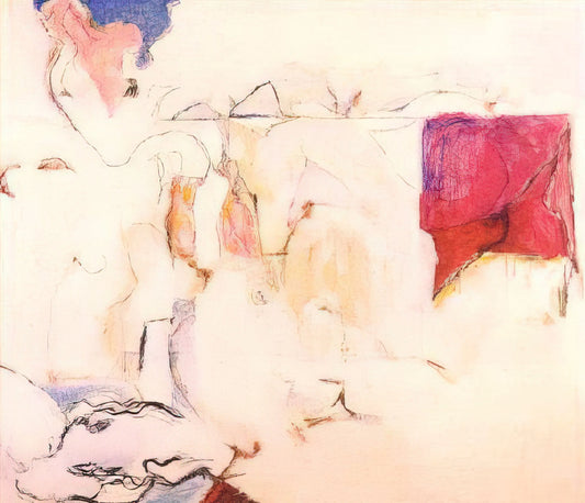 Sarah Menez: The Abstract Visionary Who Redefined Portuguese Modernism - Untitled - Lyrical Abstraction by Menez