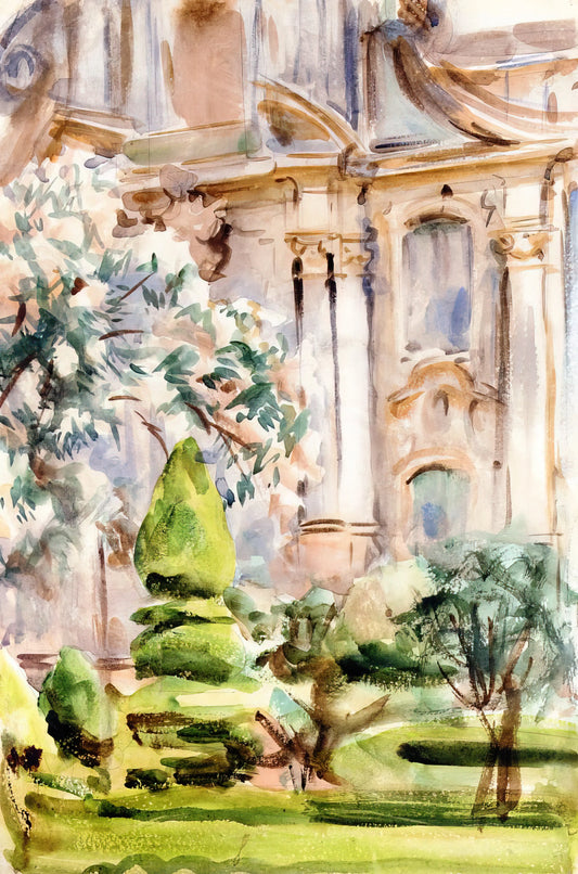 Sargent Carolus Duran: Unraveling the Mentorship That Forged a Master of Portraiture - Palace and Gardens, Spain by John Singer Sargent
