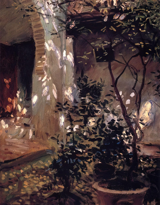 Sargent Drawing: The Masterful Line Work of John Singer Sargent - Granada. Sunspots by John Singer Sargent