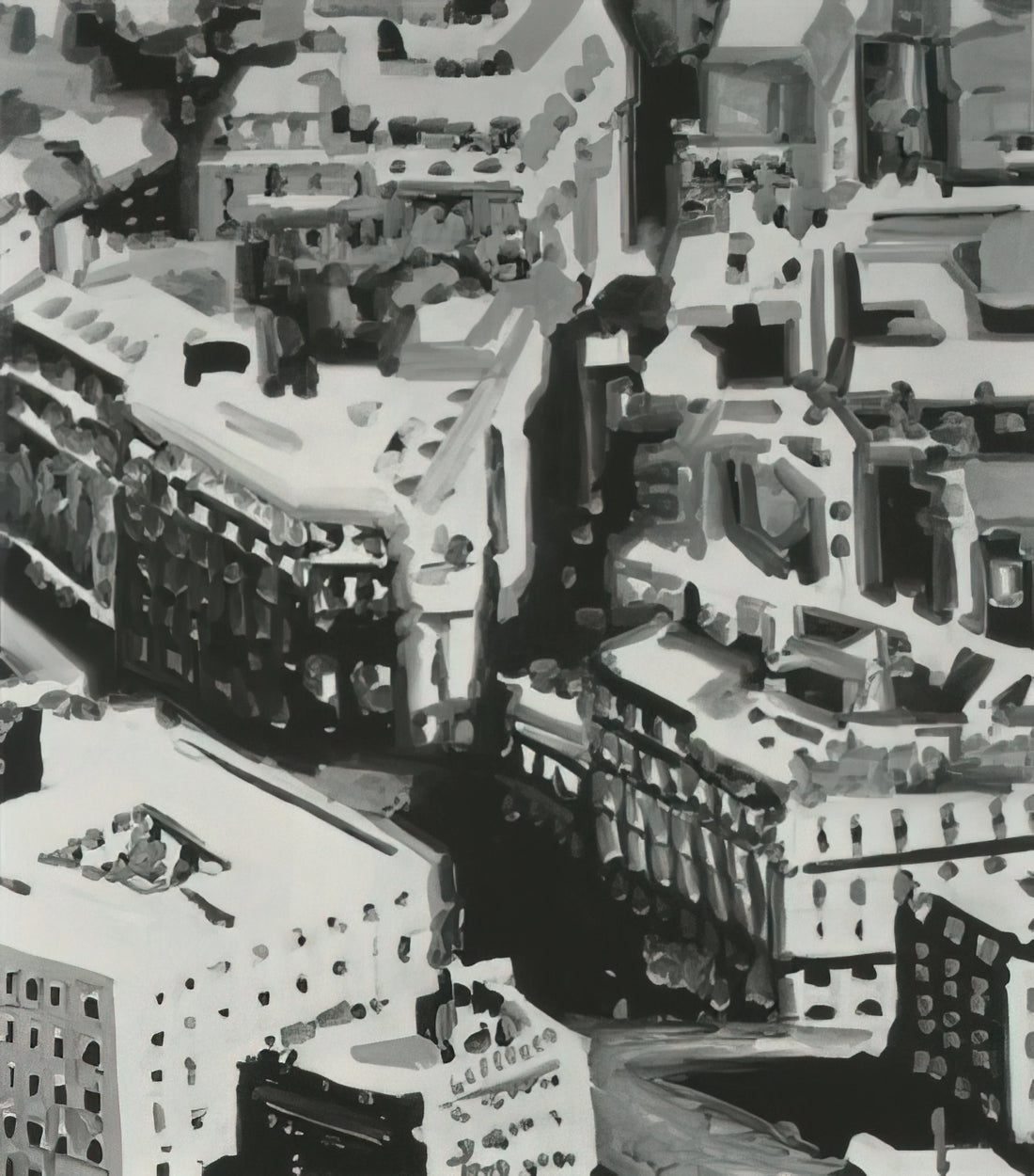 September: A History Painting by Gerhard Richter - TOWNSCAPE P1 1968 by Gerhard Richter