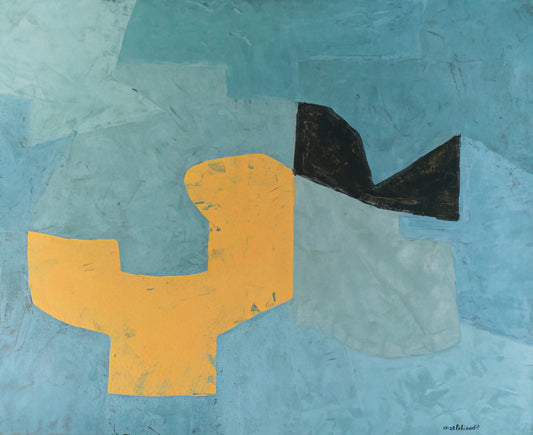 Serge Poliakoff Posters: The Abstract Master's Enduring Visual Language - Composition - 1955 by Serge Poliakoff