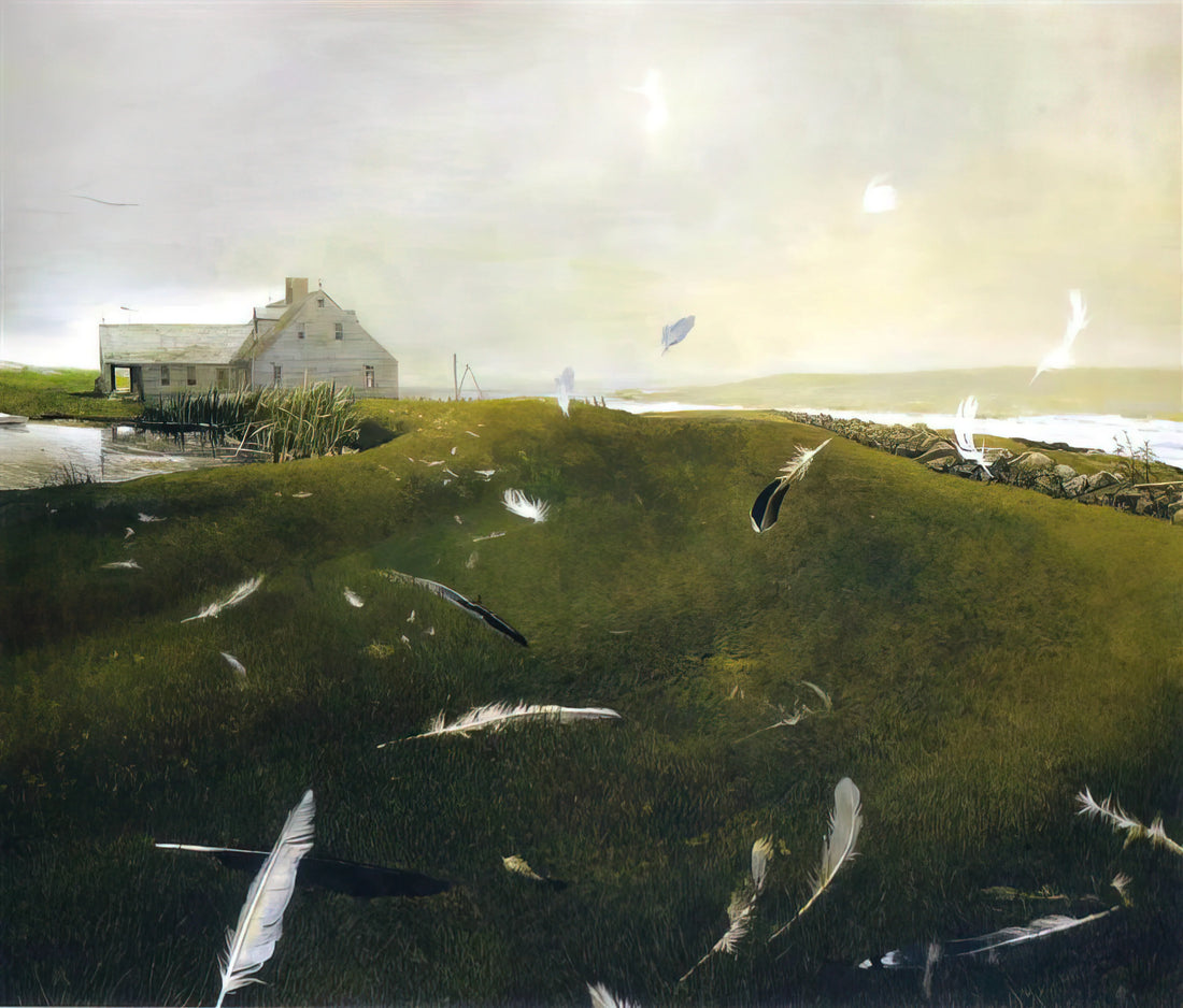Signed Wyeth Prints: A Collector's Guide to Authenticity, Value, and Artistic Legacy - AIRBORNE by Andrew Wyeth