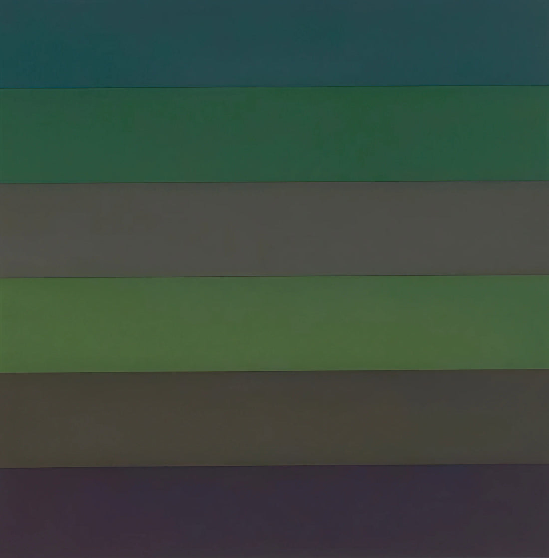 Sol LeWitt Acrylic Print: A Guide to the Artist's Wall Drawings and Conceptual Art Legacy - Horizontal Bands with Colors Superimposed by Sol LeWitt