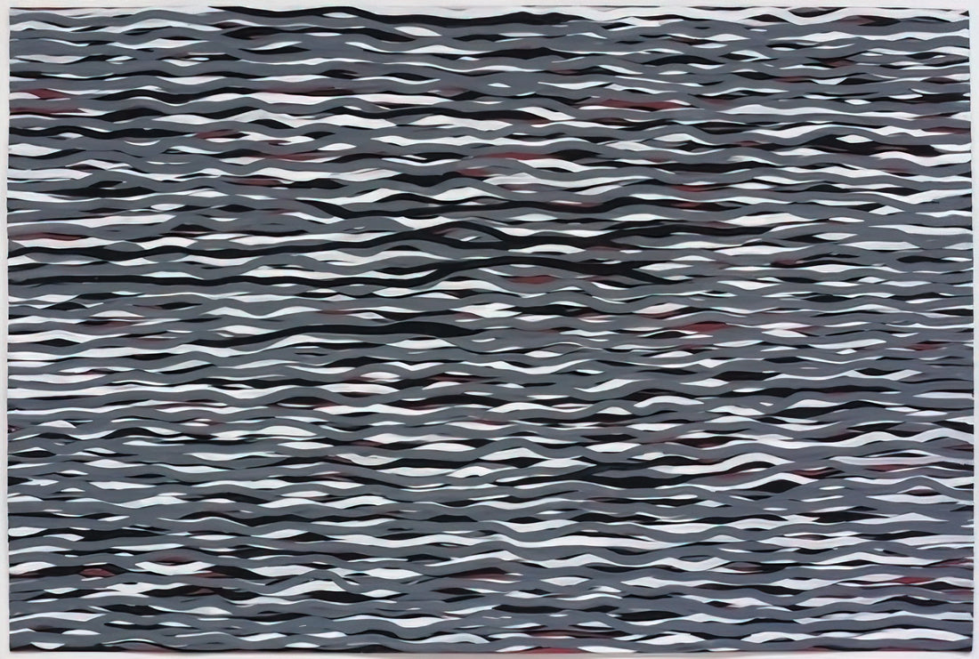 Sol LeWitt and Benedict Cumberbatch: When Conceptual Art Meets Modern Iconography - Horizontal Lines of Color by Sol LeWitt