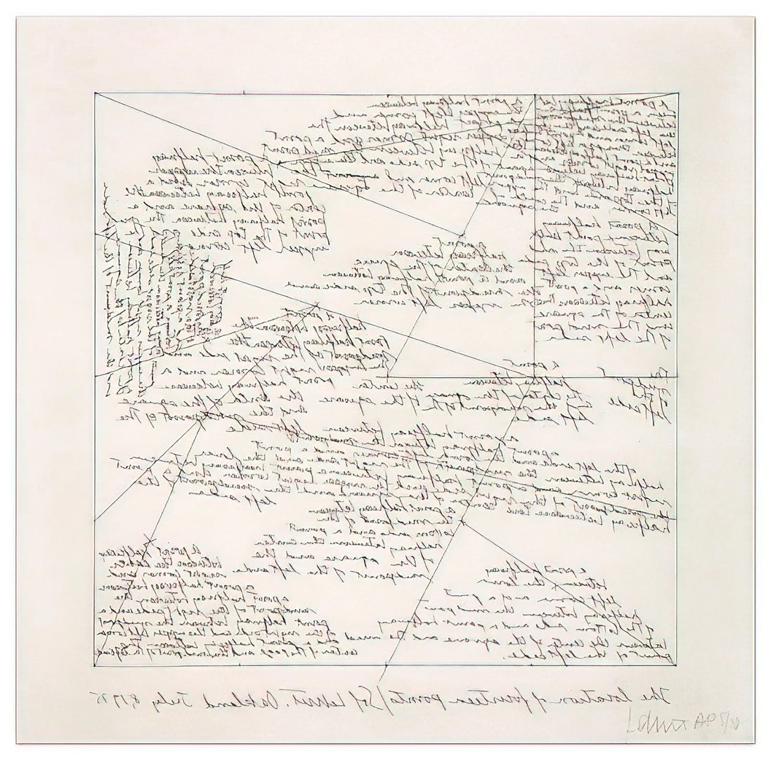 Sol LeWitt and the Revolutionary Language of Minimal Art - The Location of 14 Points by Sol LeWitt