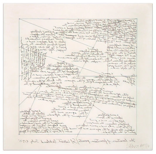 Sol LeWitt and the Revolutionary Language of Minimal Art - The Location of 14 Points by Sol LeWitt