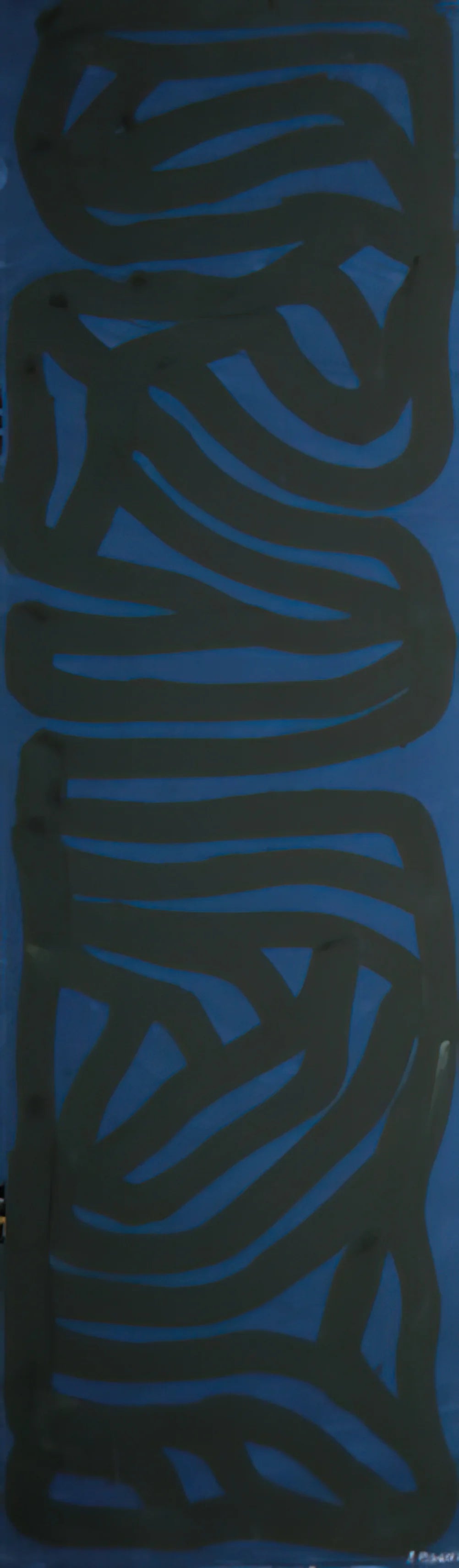 Sol LeWitt and the Whitney Museum: Conceptual Art's Enduring Partnership - Blue Vertical by Sol LeWitt