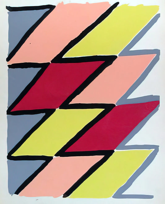 Sonia Delaunay Famous Paintings: A Journey Through Color, Rhythm, and Modernist Innovation - COMPOSITION 22 by Sonia Delaunay