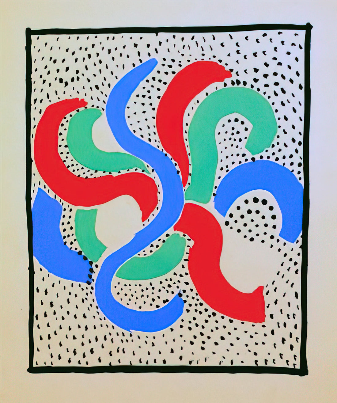 Sonia Delaunay Fashion: The Avant-Garde Fusion of Art and Textile - COMPOSITION 28 by Sonia Delaunay