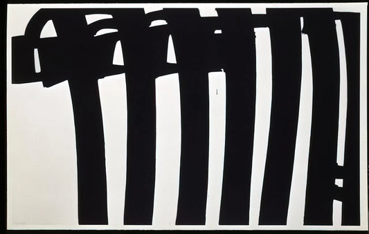 Soulages for Sale: A Collector's Guide to Acquiring Museum-Quality Pierre Soulages Art Prints - Peinture 202 x 327 cm, 17 janvier 1970 - 1970 by Pierre Soulages