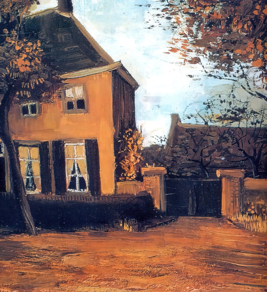 Starry Night Oil Painting Reproduction: A Curator's Guide to Van Gogh's Masterpiece - The Vicarage at Nuenen by Vincent van Gogh
