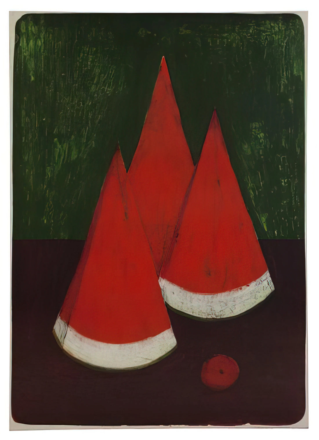 Still Life by Rufino Tamayo: A Modernist Reimagining of Mexican Tradition - WATERMELONS by Rufino Tamayo