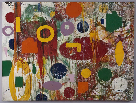 Taro Yamamoto: The Elusive Master of Postwar Japanese Abstraction - UNTITLED 1972 2 by Taro Yamamoto