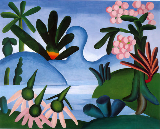 Tarsila do Amaral Framed Art Print: A Curated Guide to Brazil's Modernist Icon - The Lake by Tarsila do Amaral