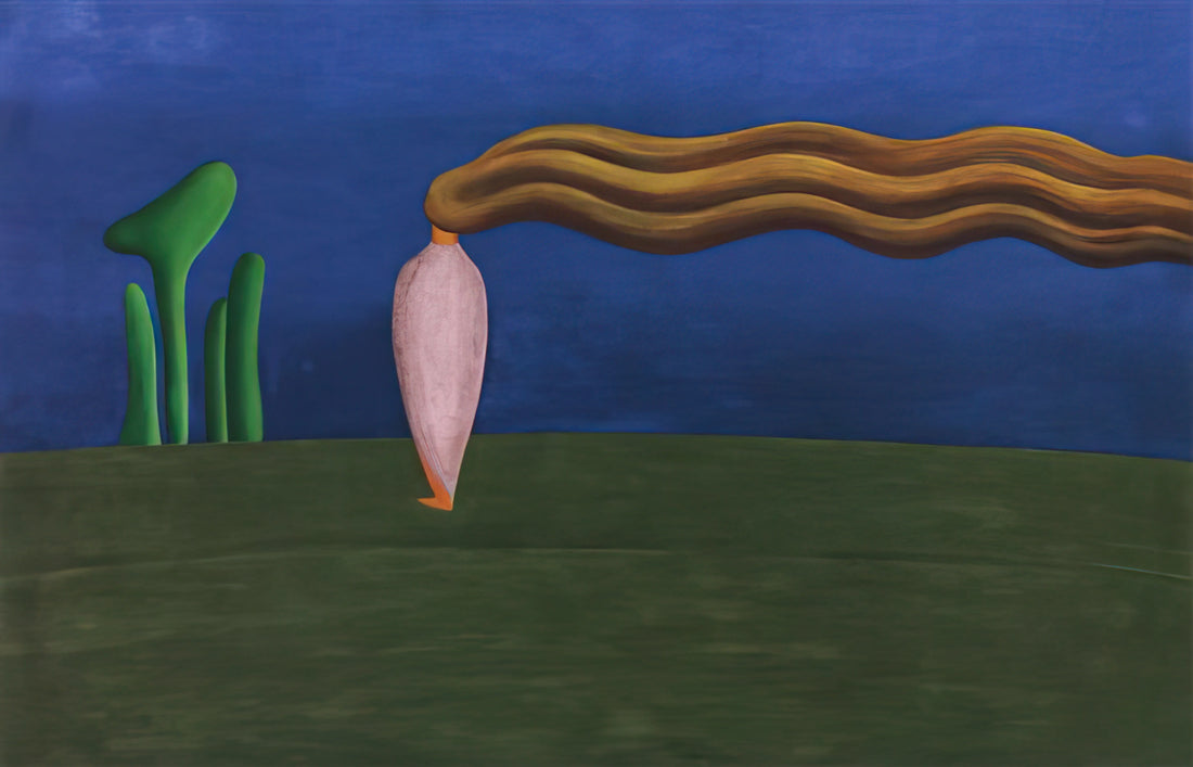 Tarsila do Amaral Prints for Sale: A Guide to Owning Brazilian Modernist Masterpieces - Composition Lonely Figure by Tarsila do Amaral