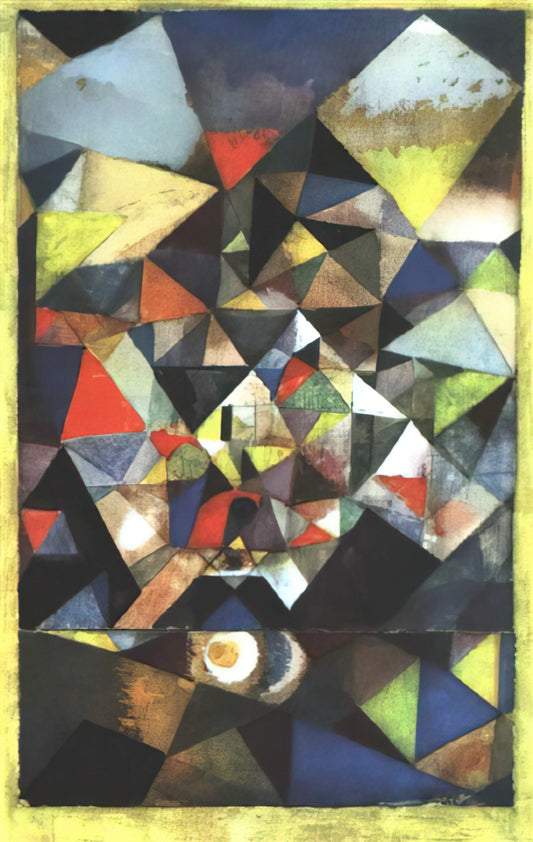 Taschen Paul Klee: A Definitive Guide to the Artist's Legacy and Art Prints - WITH THE EGG 1917 by Paul Klee