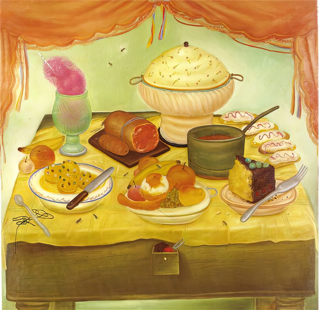 The Art of Fernando Botero: Exploring the Monumental World of Colombia's Master Painter - STILL LIFE by Fernando Botero