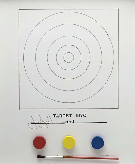 The Art of Jasper Johns: Decoding the Master of American Neo-Dada - TARGET ULAE 89 by Jasper Johns