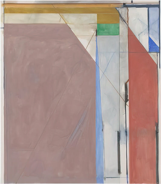 The Art of Richard Diebenkorn: A Journey Through Abstraction and Figuration - Ocean Park #70 by Richard Diebenkorn