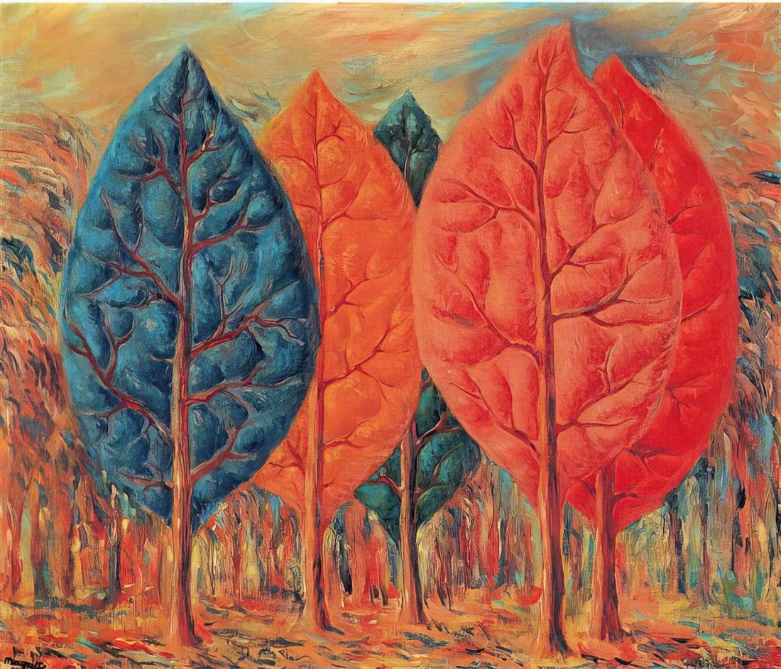 The Banquet Magritte Print: A Surrealist Masterpiece Decoded - THE FIRE 1943 by Rene Magritte
