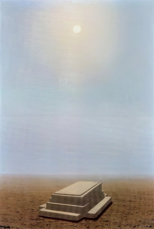 The Banquet Magritte Print: A Surrealist Masterpiece of Contradiction and Symbolism - THE BEYOND 1938 by Rene Magritte