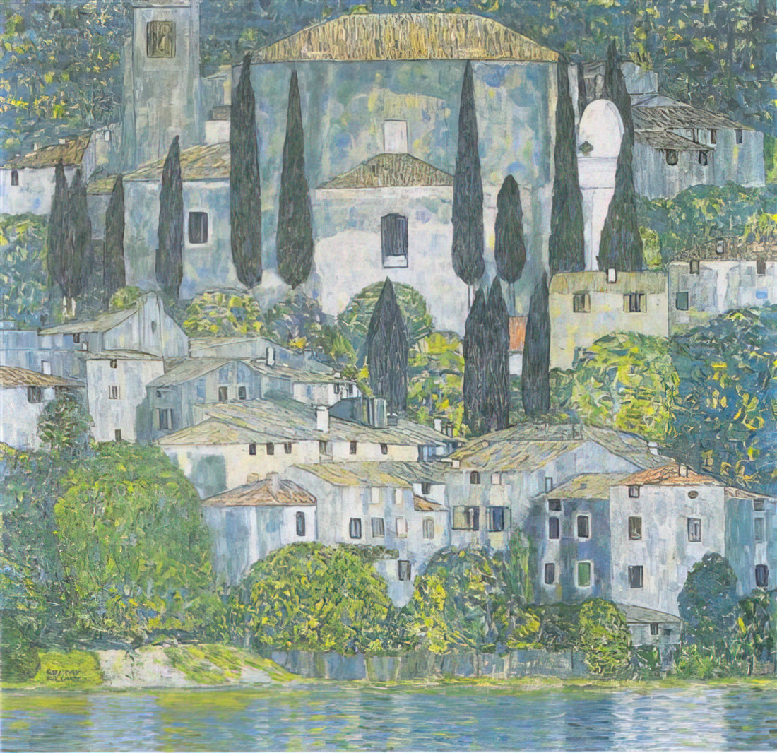The Belvedere Klimt Collection: A Curator's Guide to Vienna's Golden Treasure - CHRURCH IN CASSONE 1913 by Gustav Klimt
