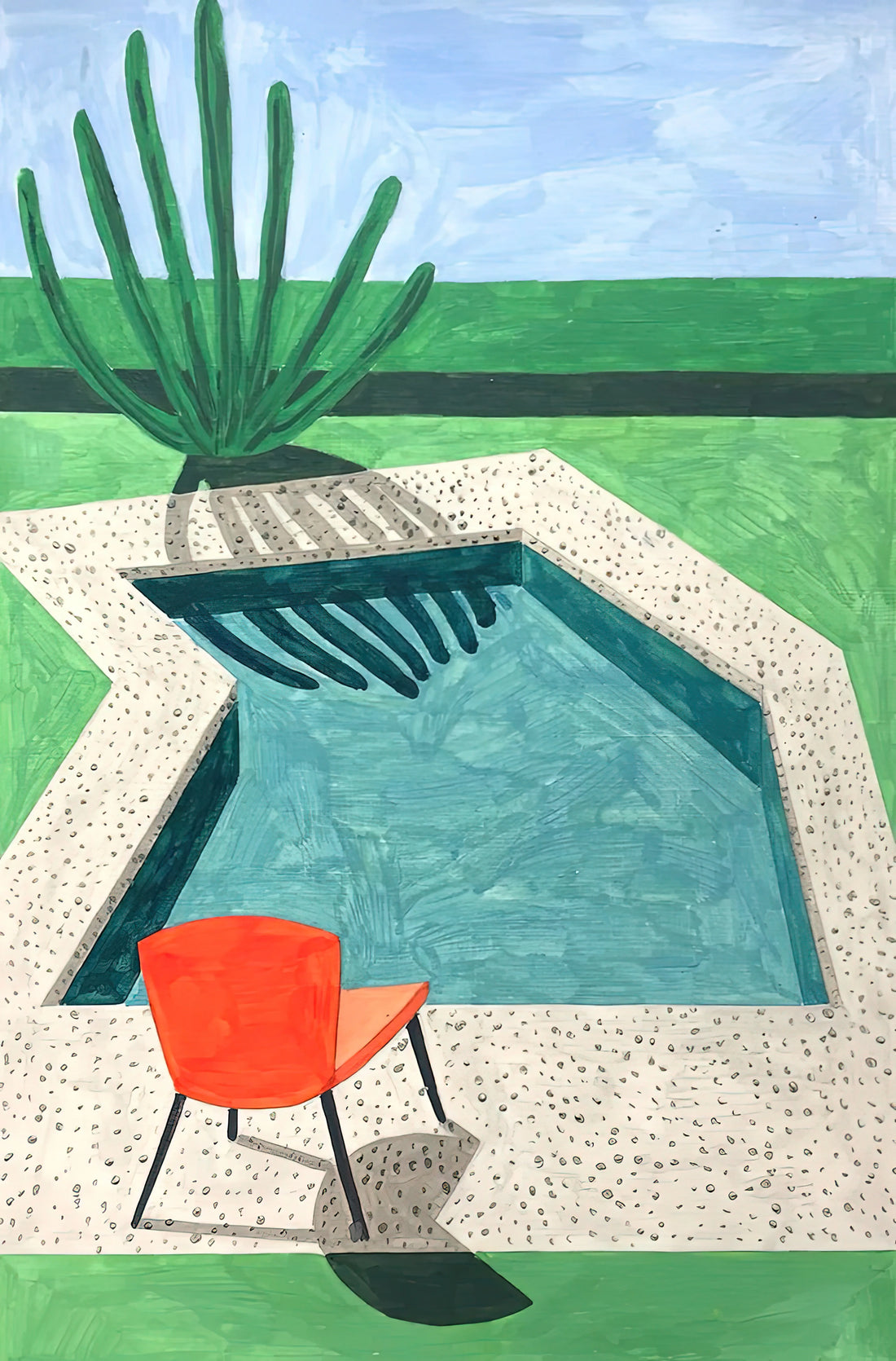 The Bigger Splash Artist: Exploring David Hockney’s Mid-Century Masterpiece - David Hockney by David Hockney