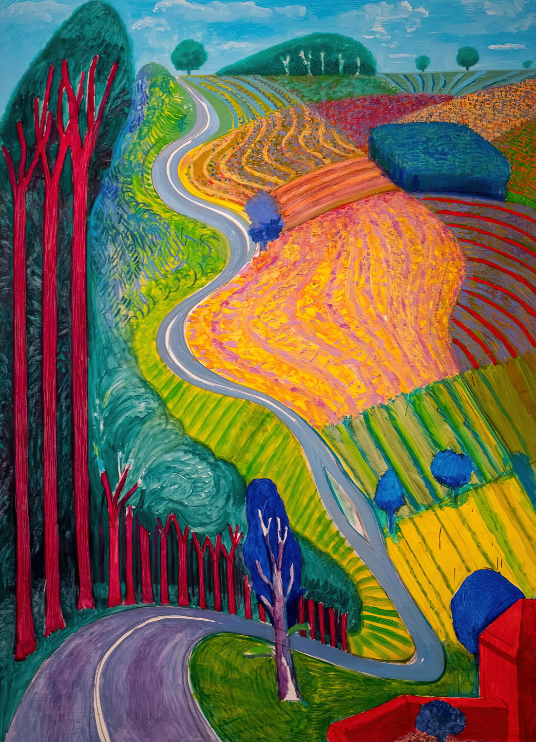 The BoJack Hockney Painting: Decoding the Iconic Parody of David Hockney’s Masterpiece - David Hockney by David Hockney