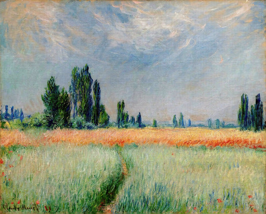 The Bridge at Argenteuil 1874: Claude Monet's Revolutionary Impressionist Masterpiece - The Wheat Field by claude monet